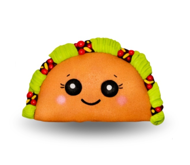 BISCOTTO GLASSATO TACO "FOODIE" CANDY HORSE  